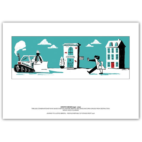 Proper Bristol A3 Print - Easy on Consumerism