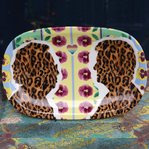 Leopard Lovers Rectangular Plate