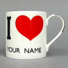 Custom 'I Love ...' Mug