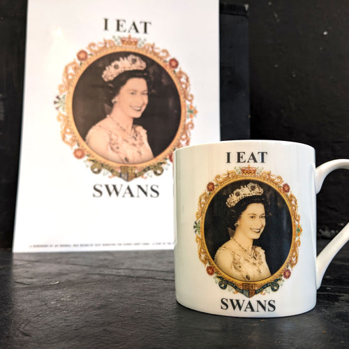 I Eat Swans Print - A3 & A5