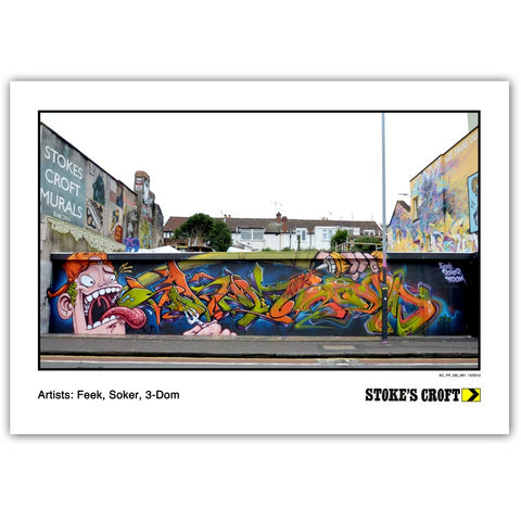 Vintage Jamaica Street, Stokes Croft - A3 Print