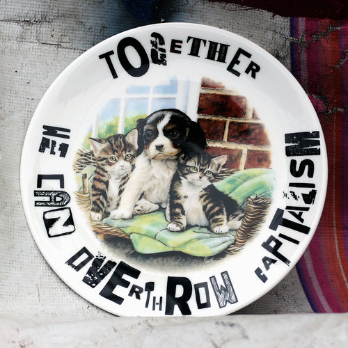 Together We Can Overthrow Capitalism Plate