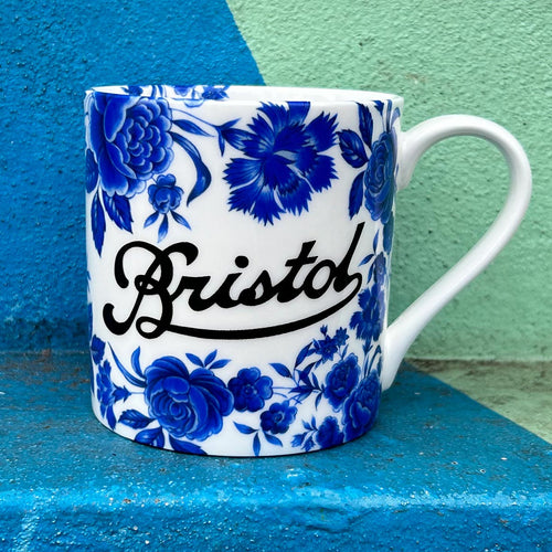 Bristol Blue Rose Mug