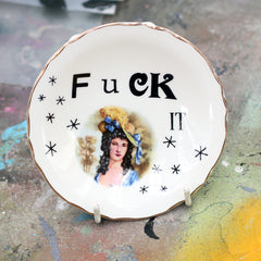 Sweary Ladies Trinket Dishes