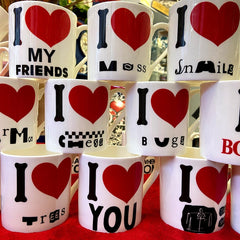 Custom 'I Love ...' Mug