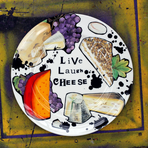 Live, Laugh, CHEESE Plate