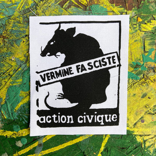 Vermine Fasciste Fabric Patch