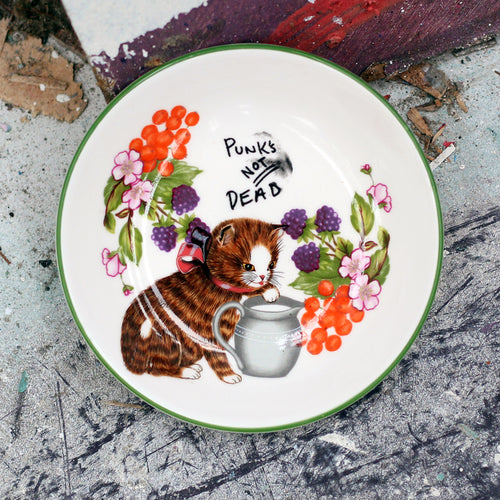 Punk's Not Dead Vintage Trinket Dish