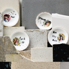 Sweary Ladies Trinket Dishes